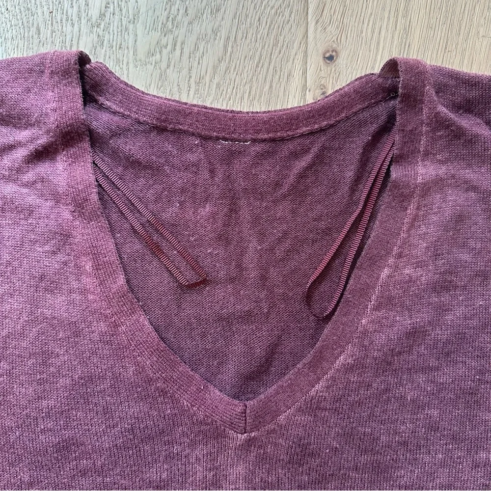 Lululemon Cashlu V-Neck Sweater
Red Merlot / Spiced Chai - Picture 5 of 8